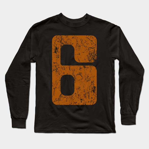 Rollerball – No. 6 (weathered and worn) Long Sleeve T-Shirt by GraphicGibbon